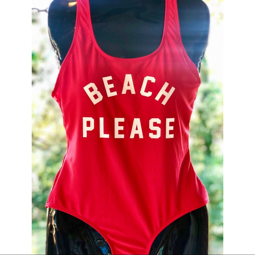 SOLD Beach Please One Piece Bathing Suit